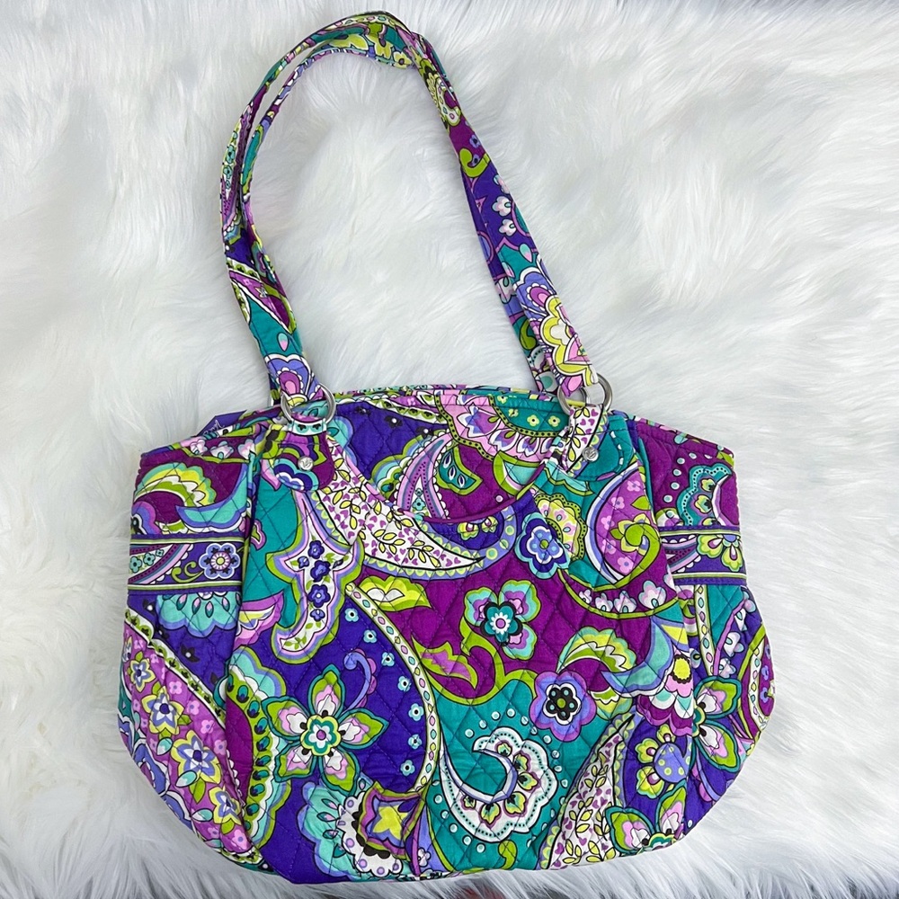 Vera Bradley Glenna Satchel in Heather Pattern - EUC